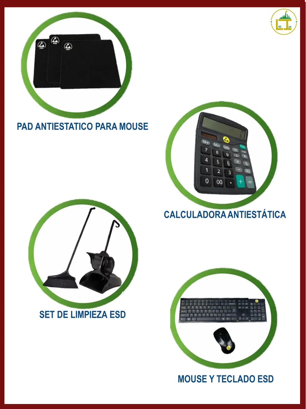 Página 20 del catálogo donde aparece Calculadora antiestática