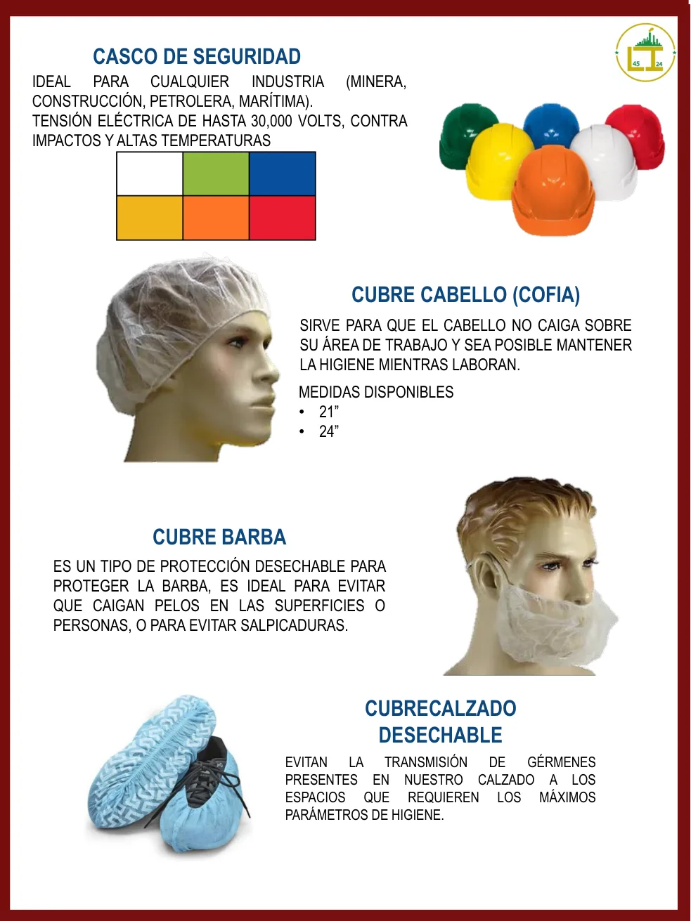 Página 52 del catálogo donde aparece Casco de seguridad