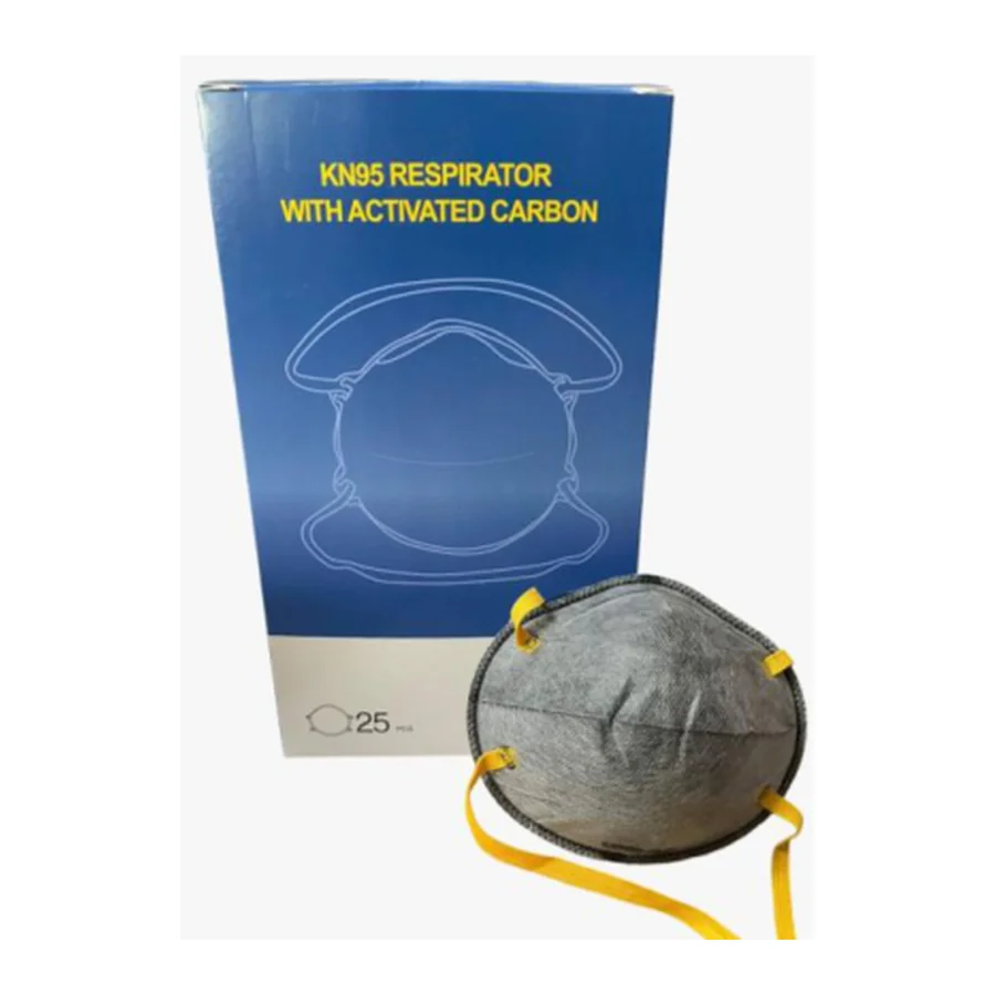 Respirador KN95 con carbón sin válvula